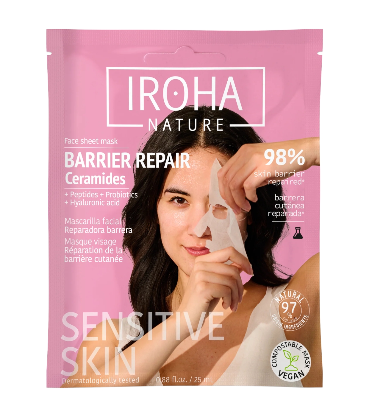 Iroha Nature - Máscara facial de ceramida Barrier Repair