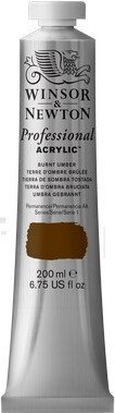 Winsor & Newton - Galeria Akrylmaling - Burnt Umber 200 ML