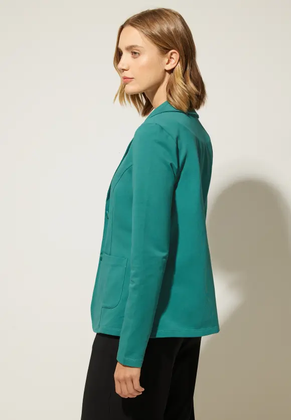 Basic Blazer - lagoon green