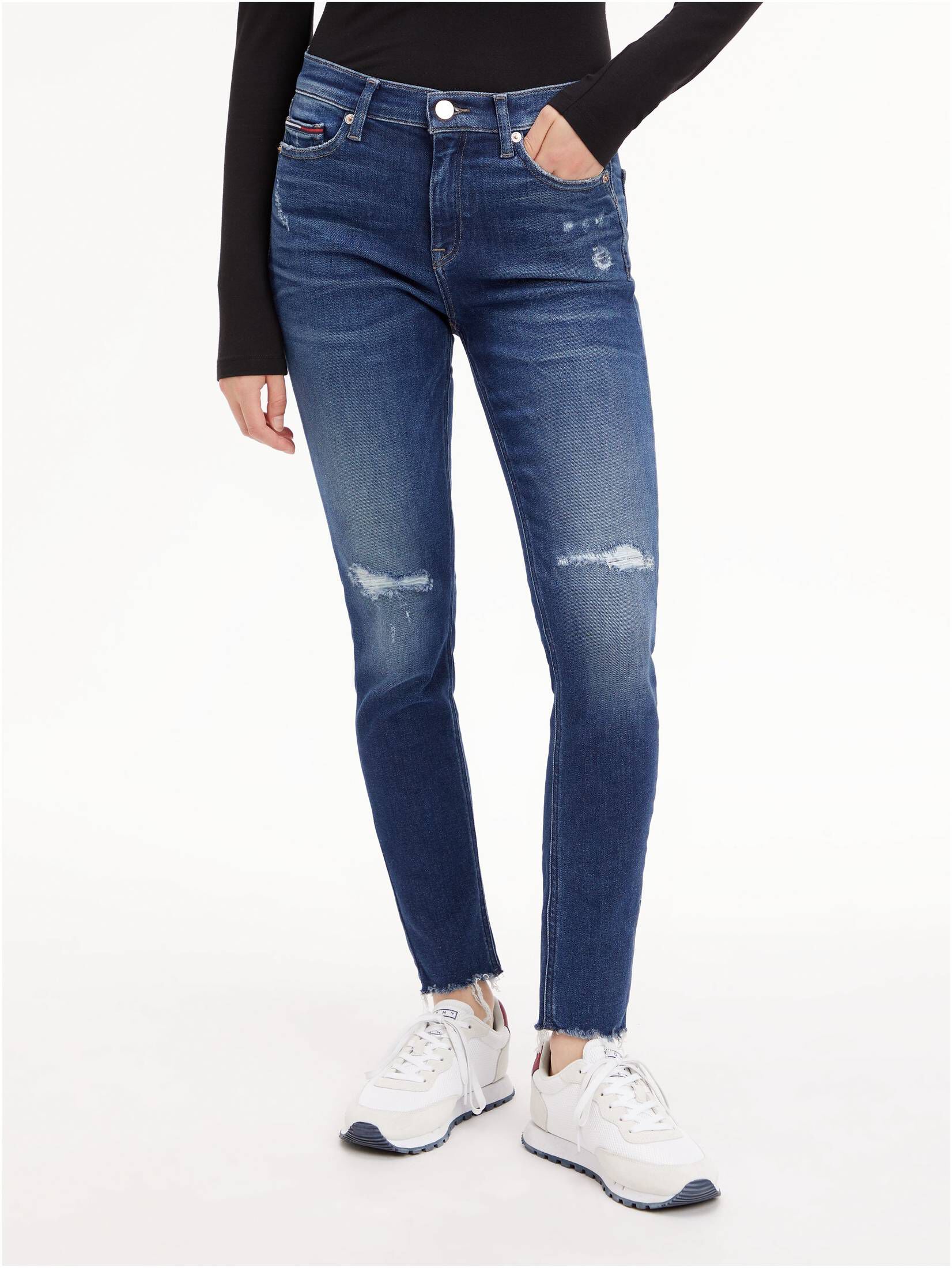 Tommy Jeans| Damen Jeans NORA MR SKNY ANKLE Skinny Fit