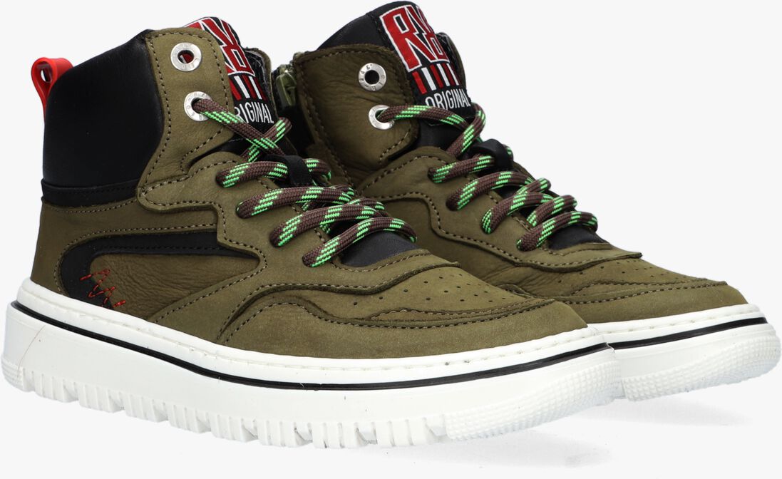 RED-RAG groene red-rag hoge sneaker 13515