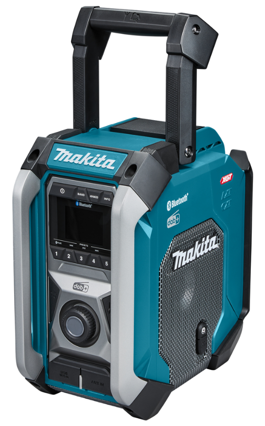 Makita MR007GZ CXT/LXT/XGT/230V Bouwradio FM DAB/DAB  en bluetooth - met subwoofer