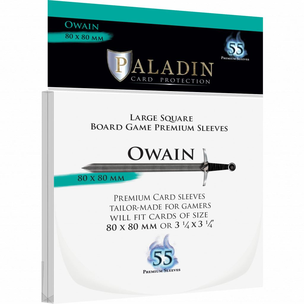 Pochettes Paladin - Owain Large Square - 80 x 80 mm - 55p