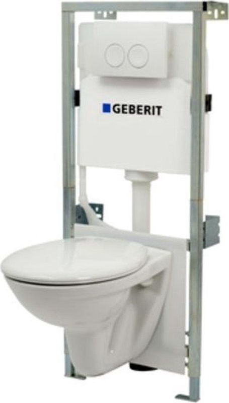 Plieger - Flow - WC-element Pack - Wit - Dualflush met UP100 Reservoir