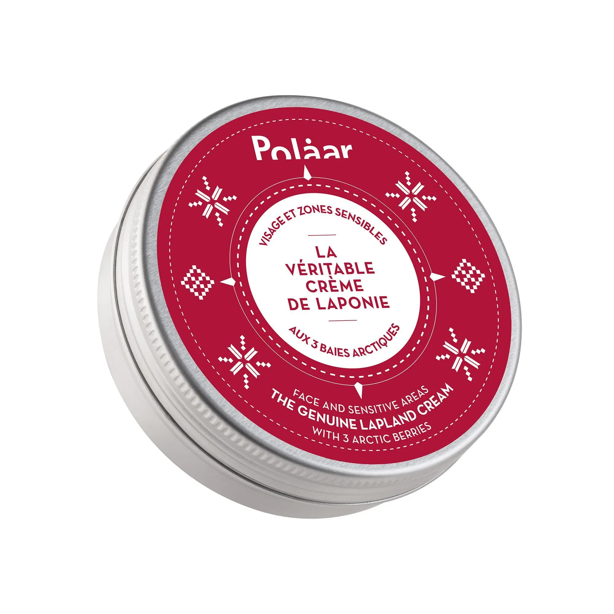 Polaar - Laponie Crème Visage et Zones Sensibles La Véritable Crème de Laponie aux 3 Baies Arctiques- Soin de jour