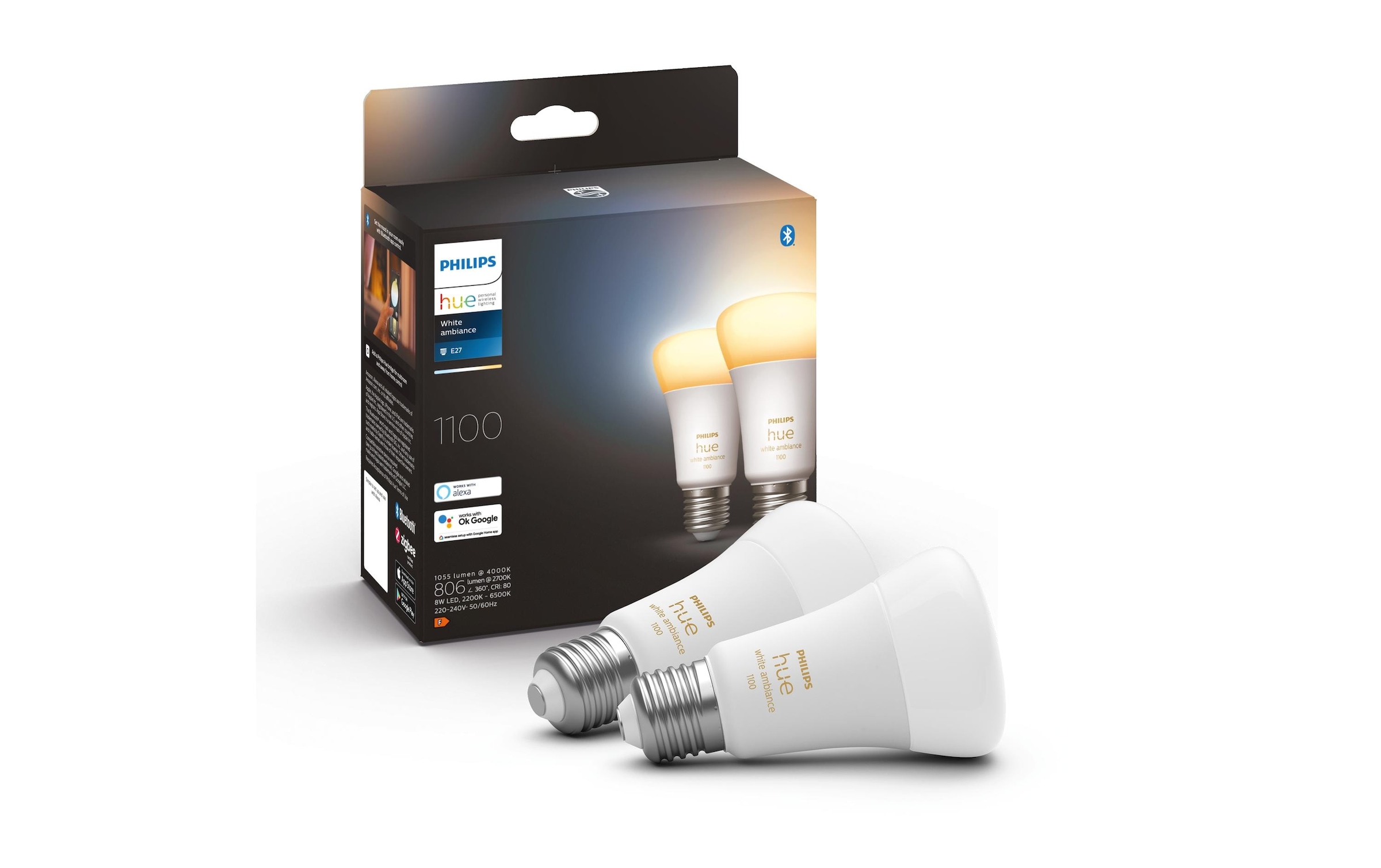 Philips Hue Spezialleuchtmittel »White Ambian« E27 Kaltweiss | Neutralweiss | Tageslichtweiss | Warmweiss