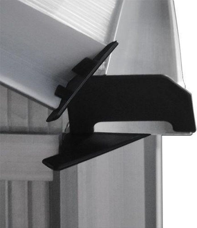 Tuinkas - 1-4 Dakramen - Aluminium - Polycarbonaat - Met Regengoot