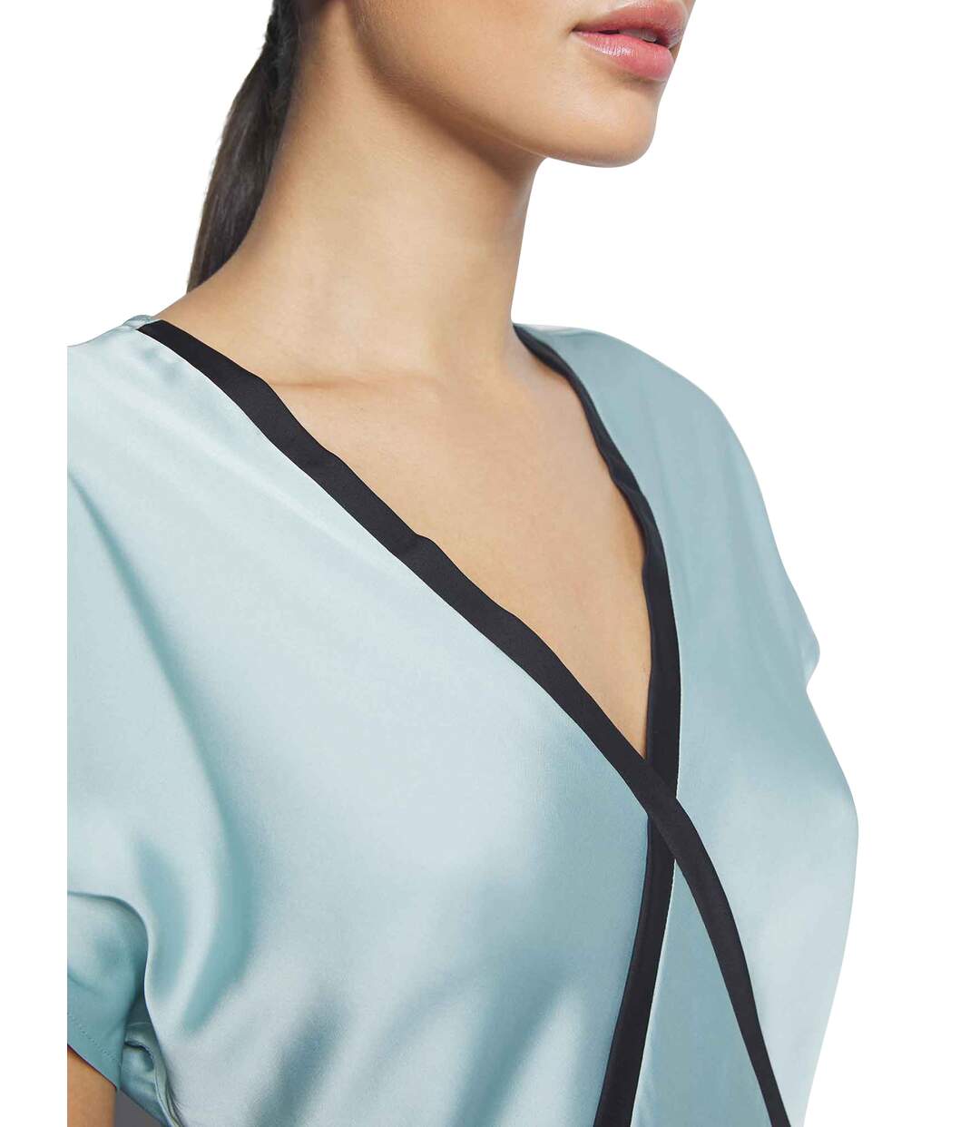 Chemise de nuit manches courtes Satin Selmark