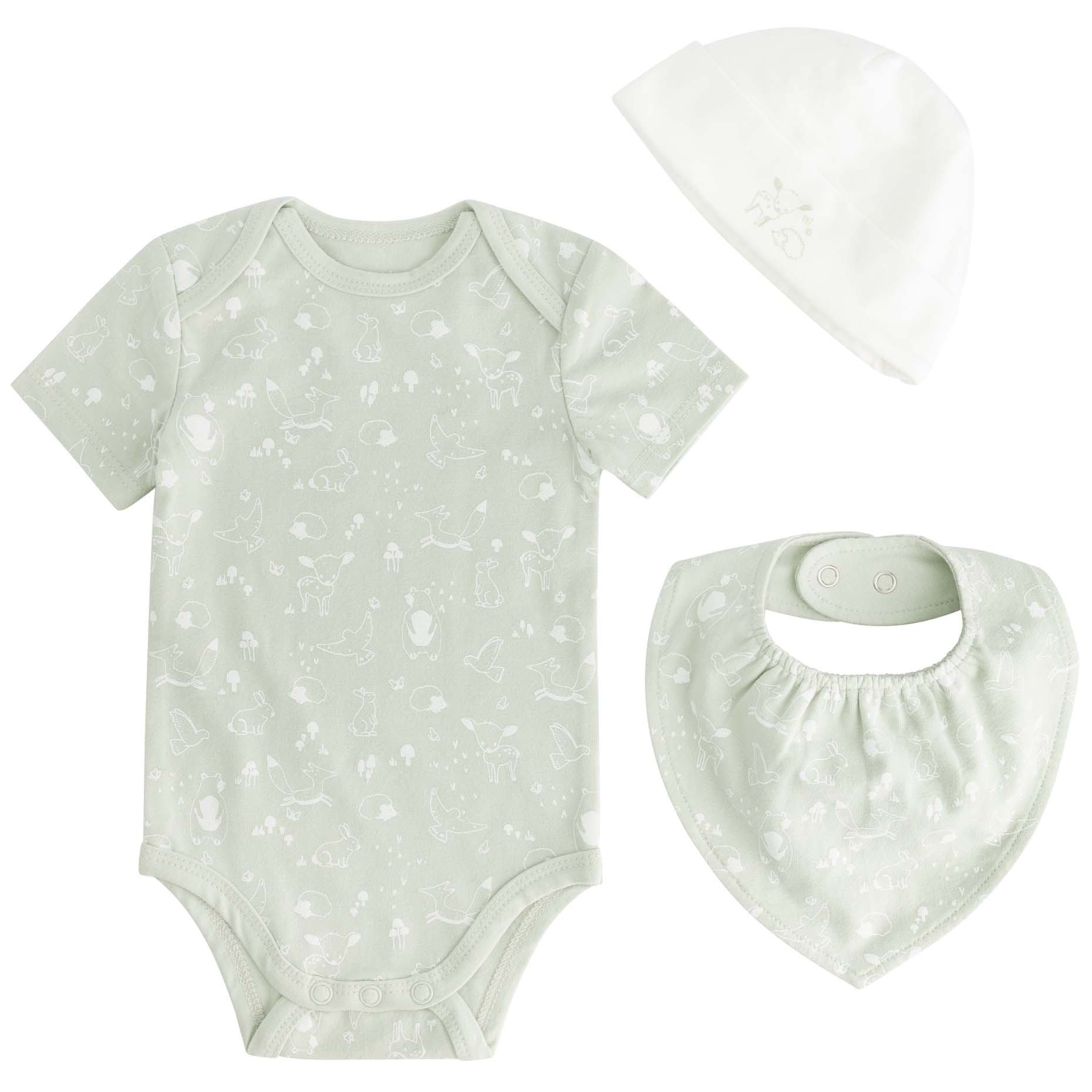 Prénatal new born giftset groen