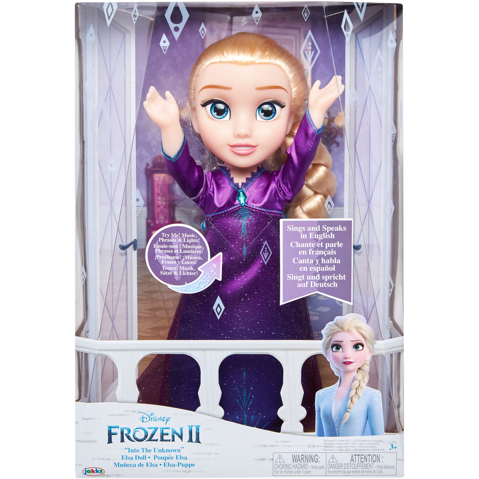 Jakks Pacific Die Eiskönigin 2 Puppe Elsa mit Funktion