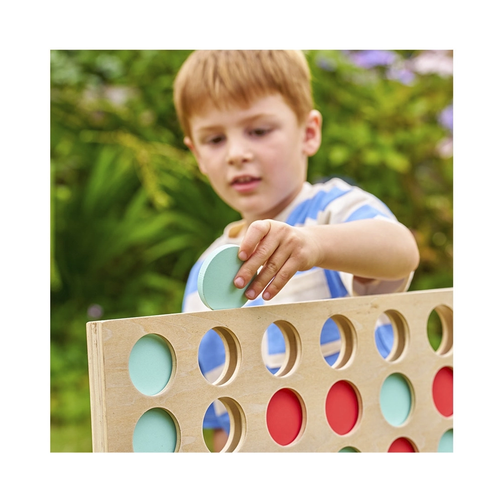 TP TOYS Holz riesiges 4-Gewinnt-Spiel