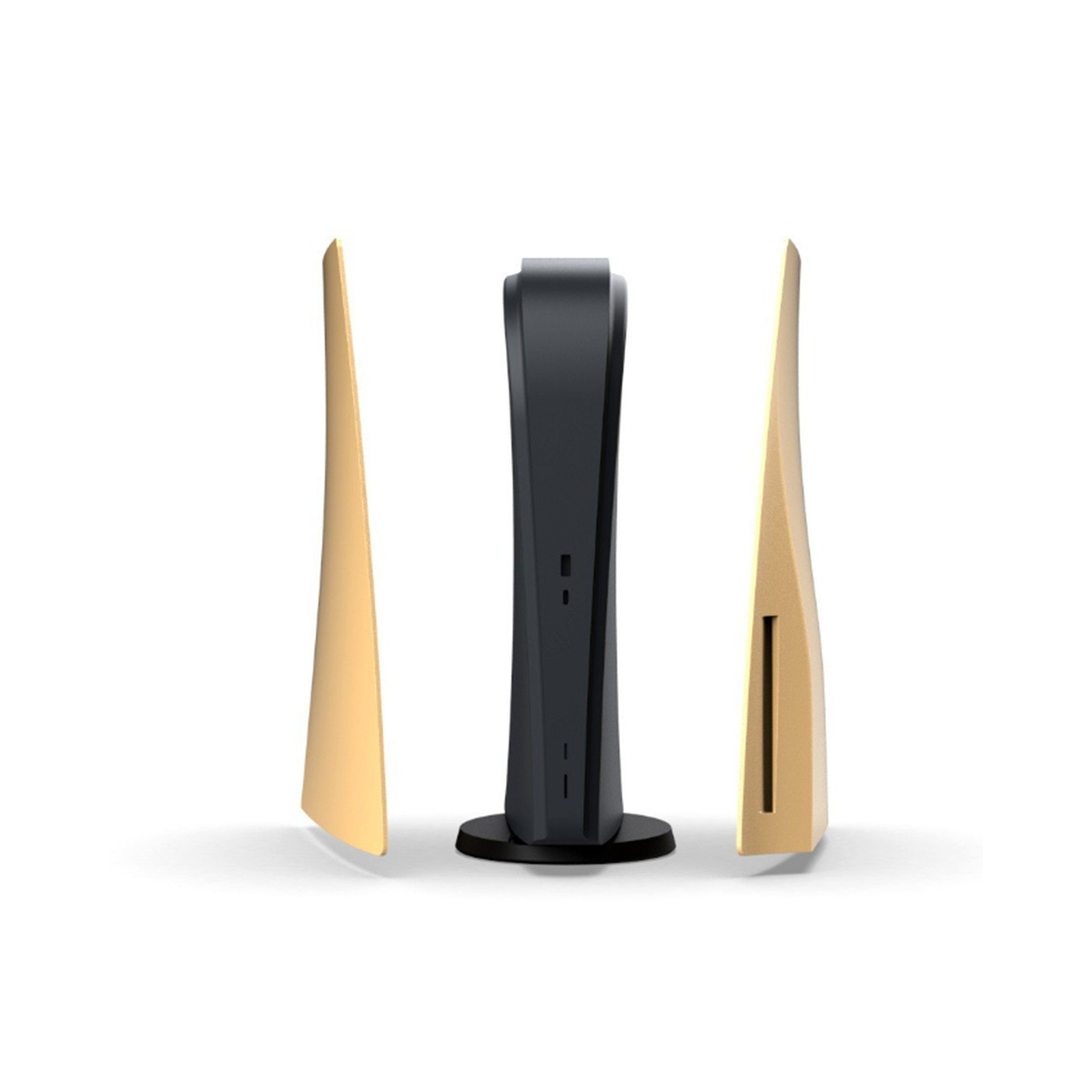 PlayStation 5 PS5 Frontplatte Faceplate Gehäuse Case Cover Dock Ersatzplatte - Gold