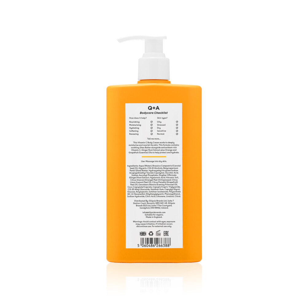 Q+A Vitamin C Body Cream250 ml