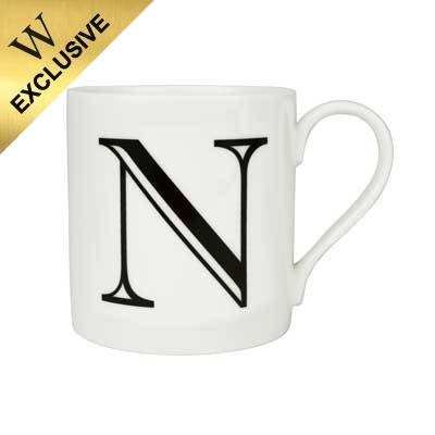 Waterstones Letter Mug N