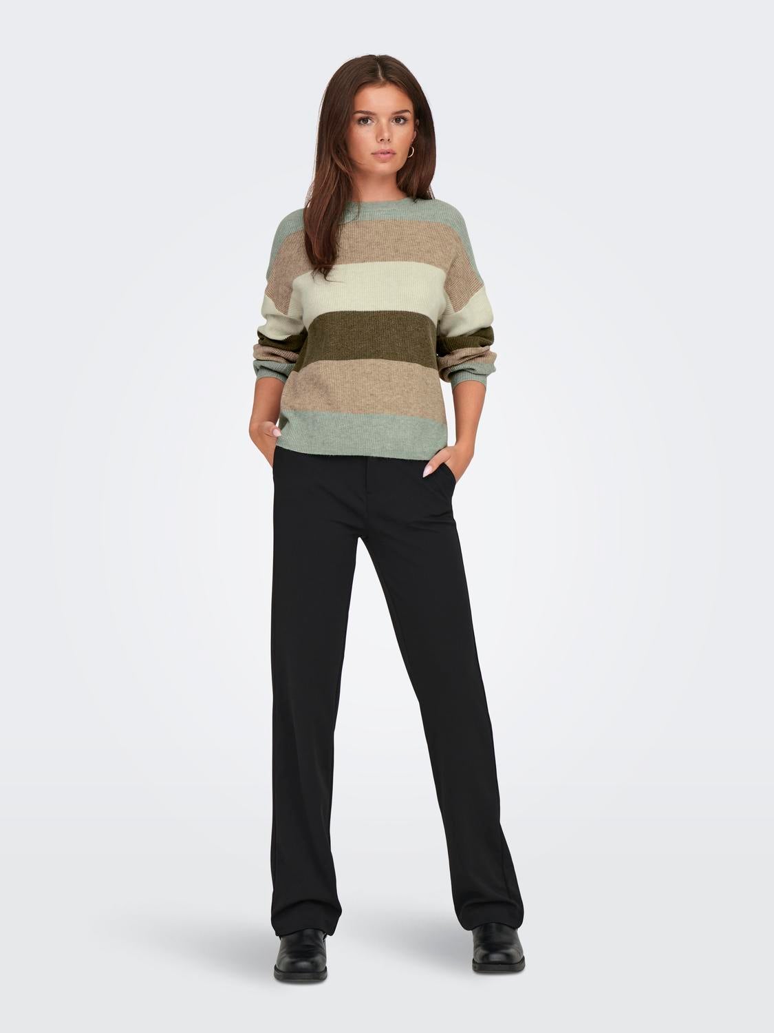 ONLATIA Strickpullover Hedge Green