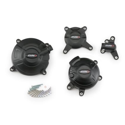 Protection Moteur Puig Kit de 4 pare-carters - Noir