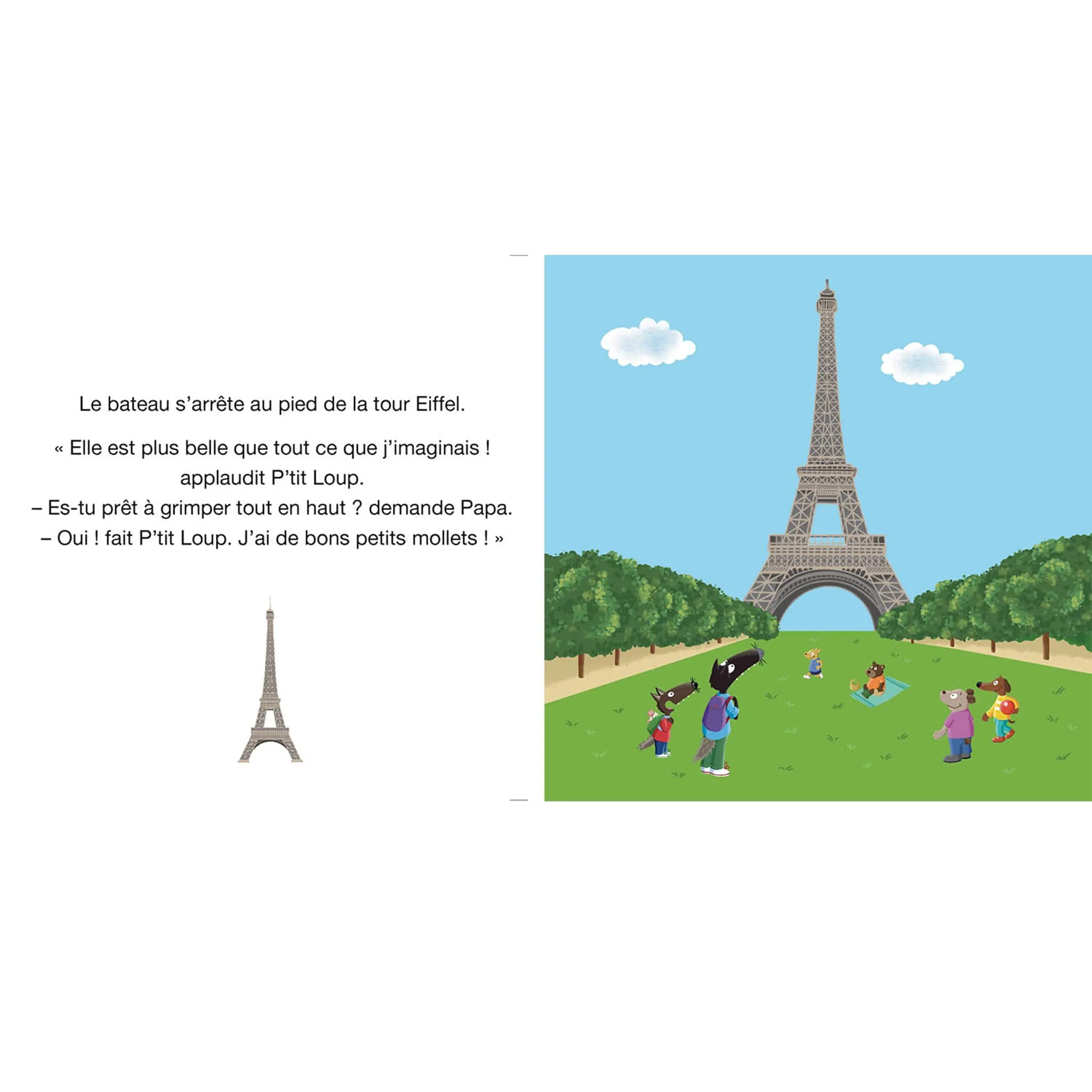 Auzou P'tit Loup Visite Paris