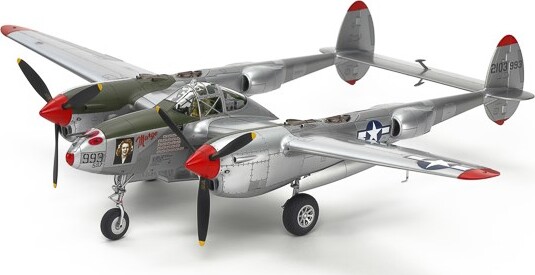 Tamiya - Lockheed P-38J Lightning Fly Byggesæt - 1:48 - 61123