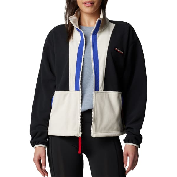 Veste polaire COLUMBIA BACKBOWL II FULL ZIP FLEECE W BLACK/CHALK