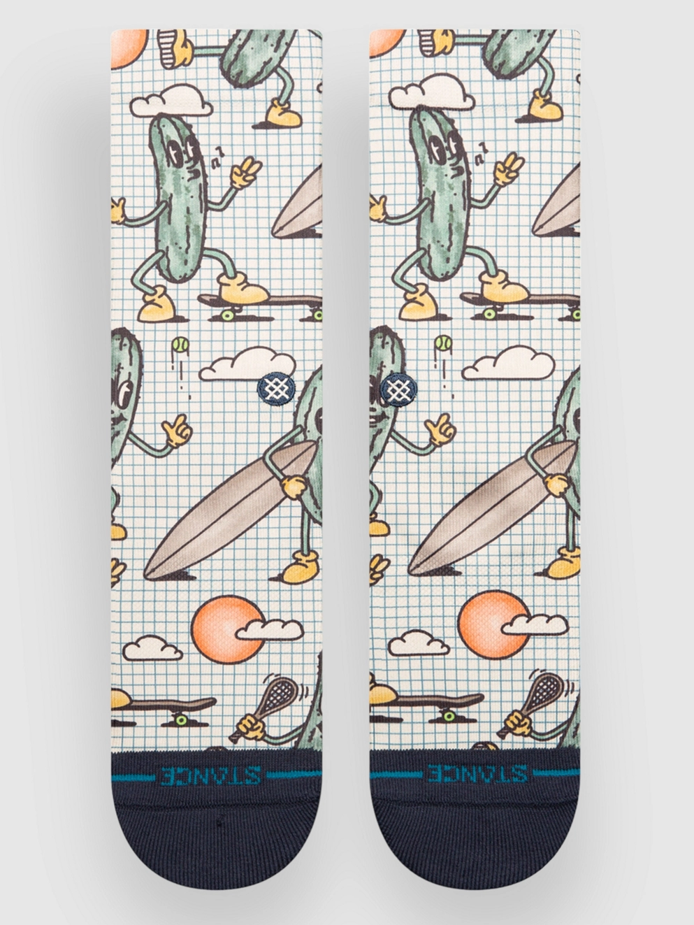Stance Feeling Pickled Crew Socks cream