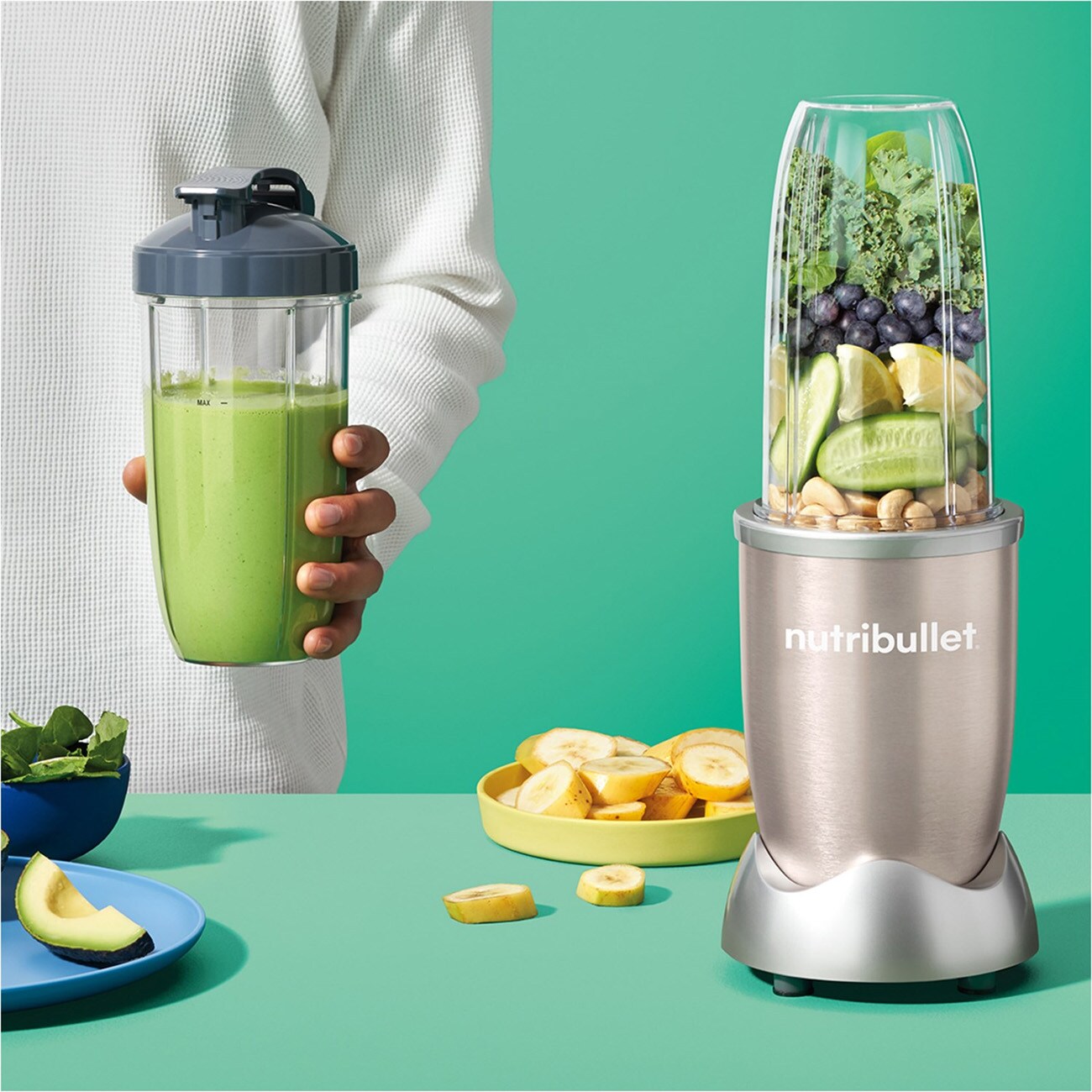 nutribullet NB910CP silber Standmixer