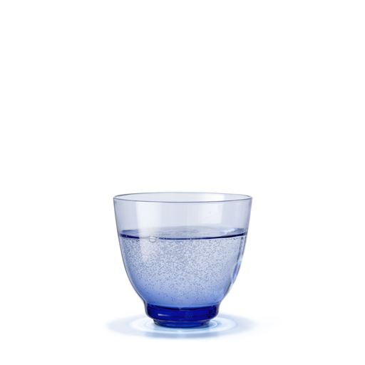 Holmegaard Flow Glas, Dark Blue, 35 cl