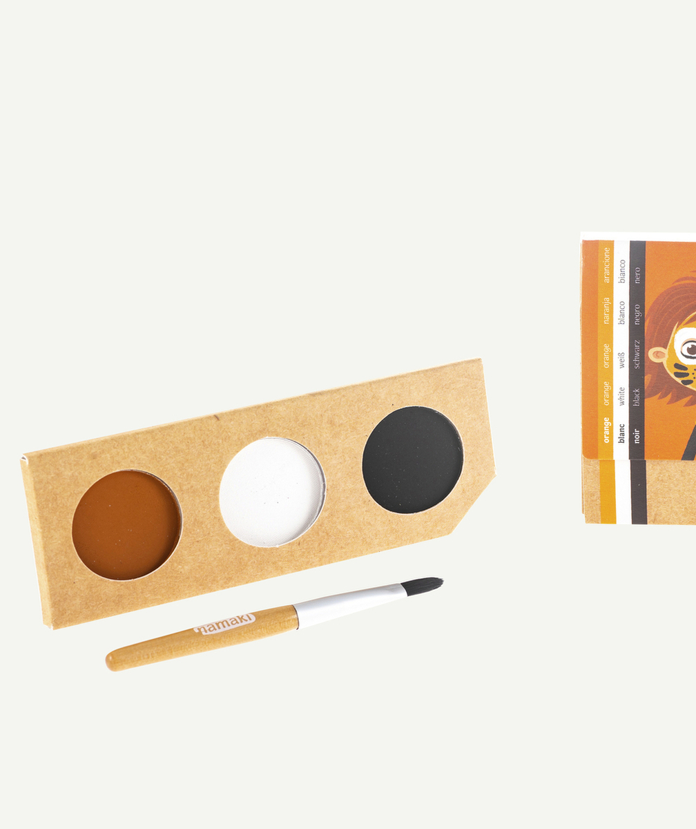 NAMAKIKIT 3 COULEURS TIGRE ET RENARDS ORANGE BLANC ET NOIR