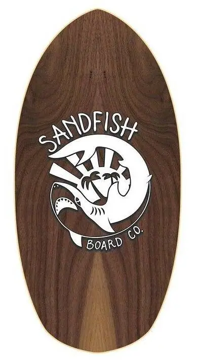 Sandfish Walnut Woody Grom Cruiser Skimboard | SkatePro