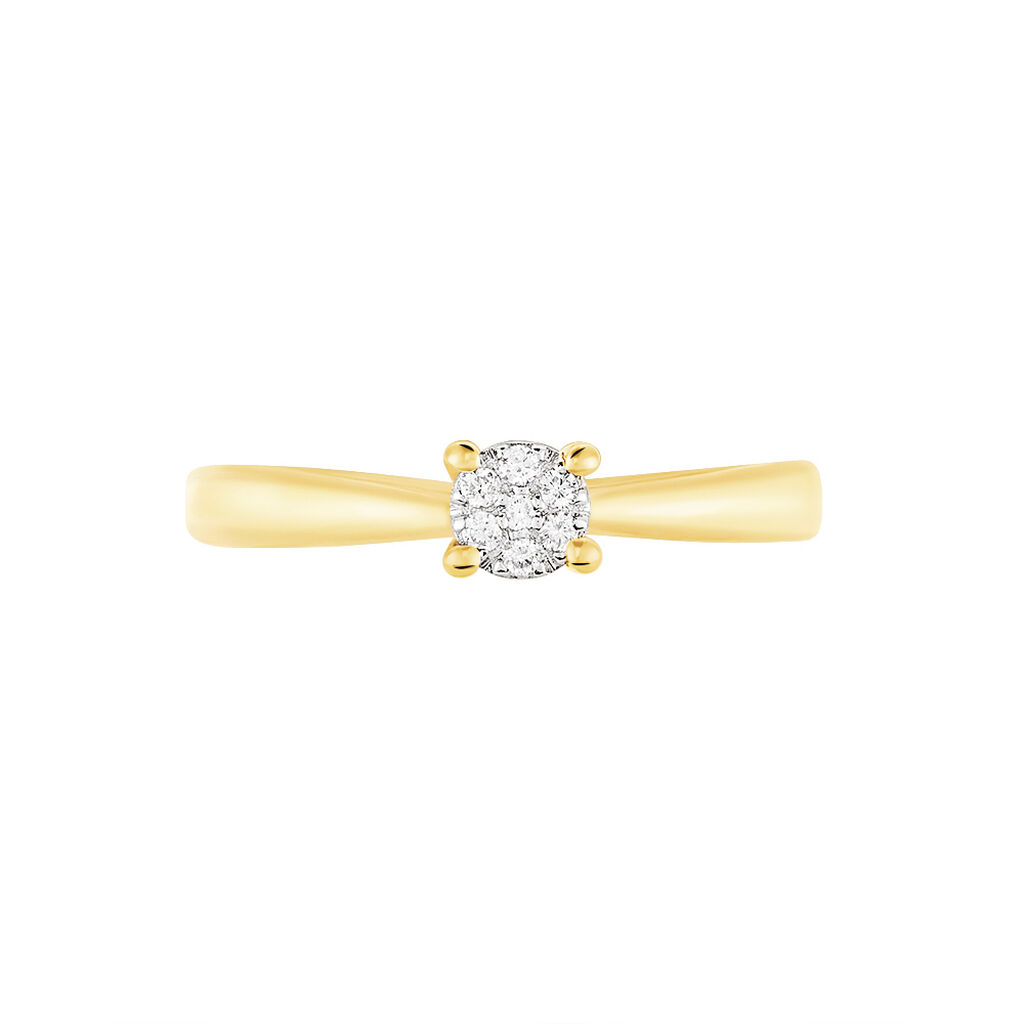 Bague Solitaire Artemis Or Jaune Diamant