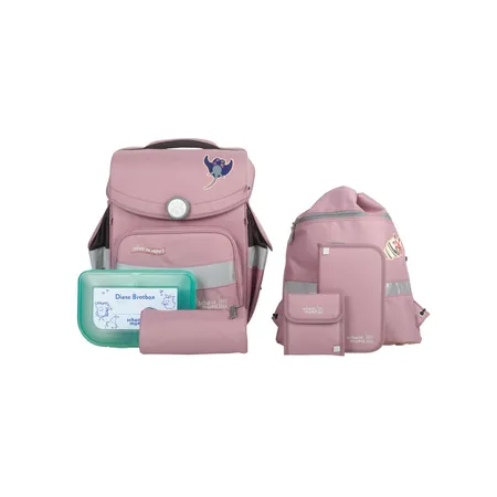 School-Mood Schulranzen-Set Timeless Calamary (Ocean Collection),6-teilig