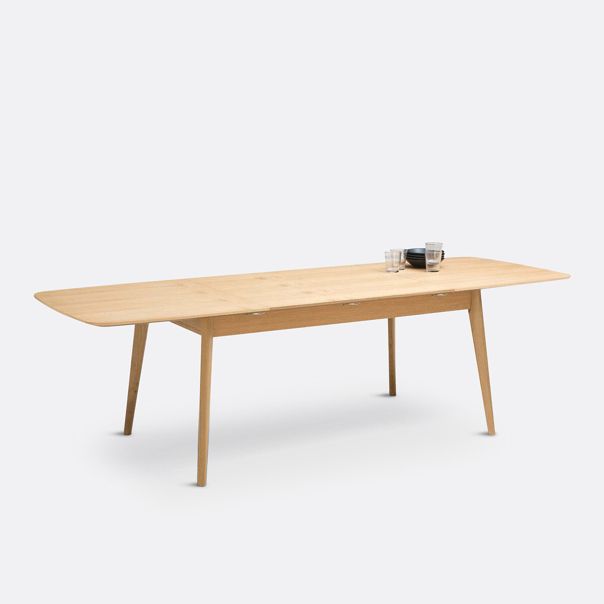 LA REDOUTE INTERIEURS<br>Mesa extensível em carvalho 4/10 pessoas Biface