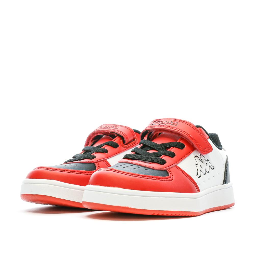Kappa Baskets Blanc/Rouge Garçon KAPPA Malone
