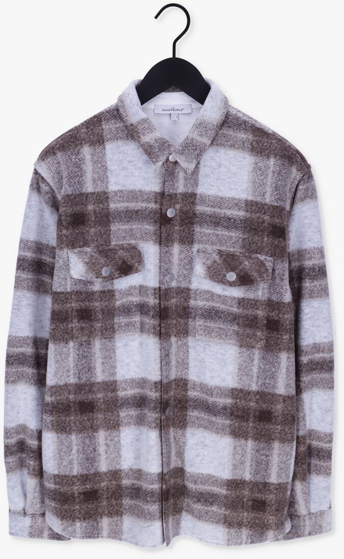 THE GOODPEOPLE beige the goodpeople overshirt site