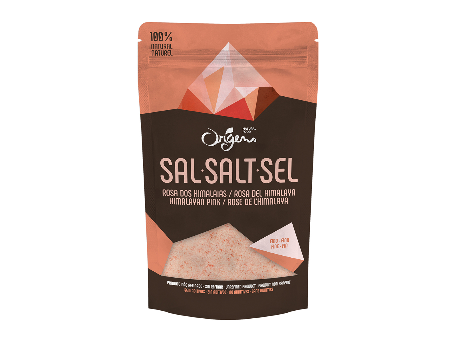 SAL ORIGENS ROSA HIMALAIAS FINO 500G