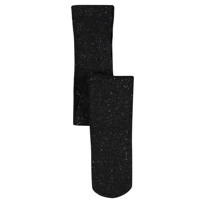 Collants épais aspect pailleté - Noir