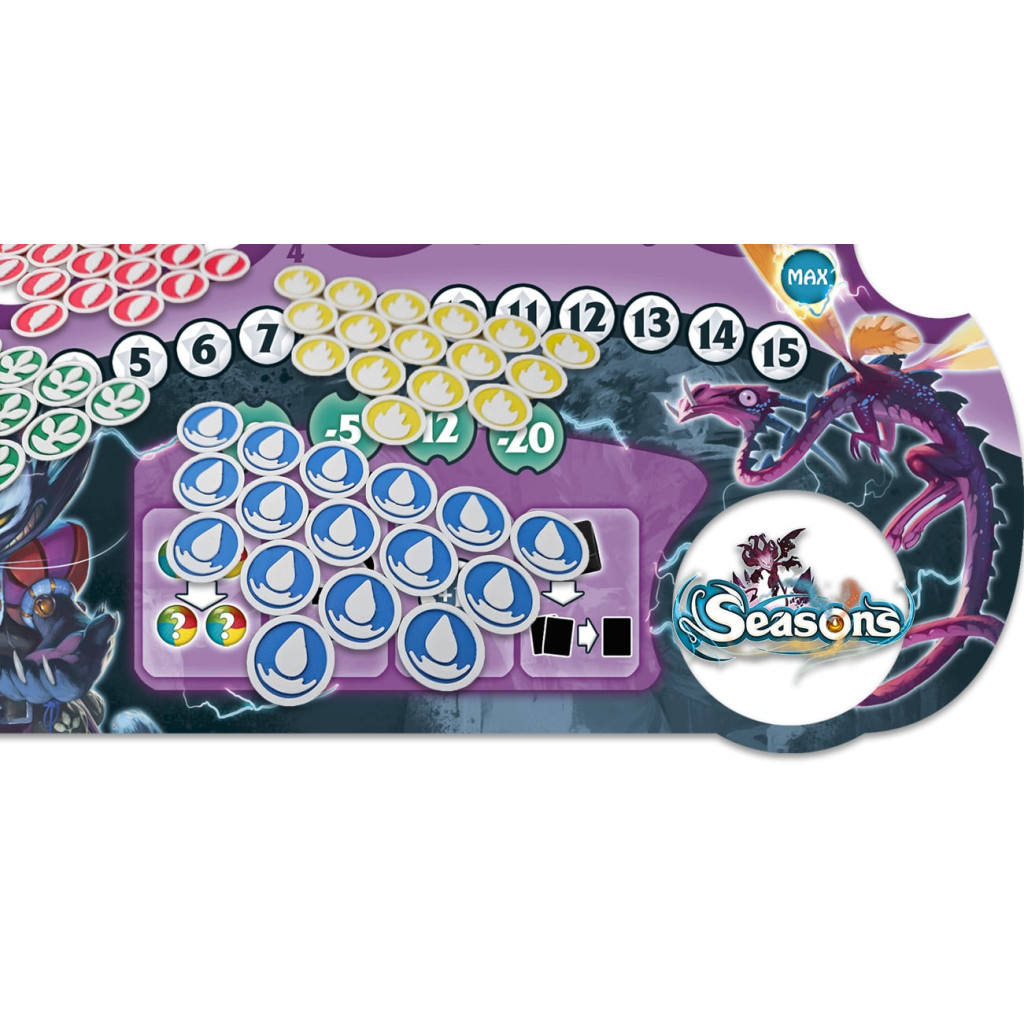 64 Jetons pour le Jeu Seasons