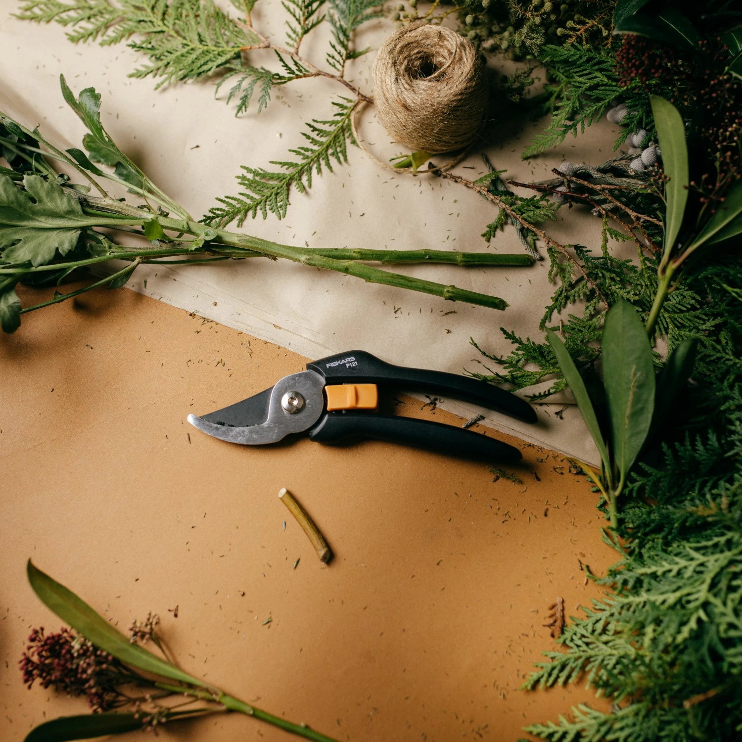 Fiskars 1057160 Solid snoeischaar bypass P121 - 18mm