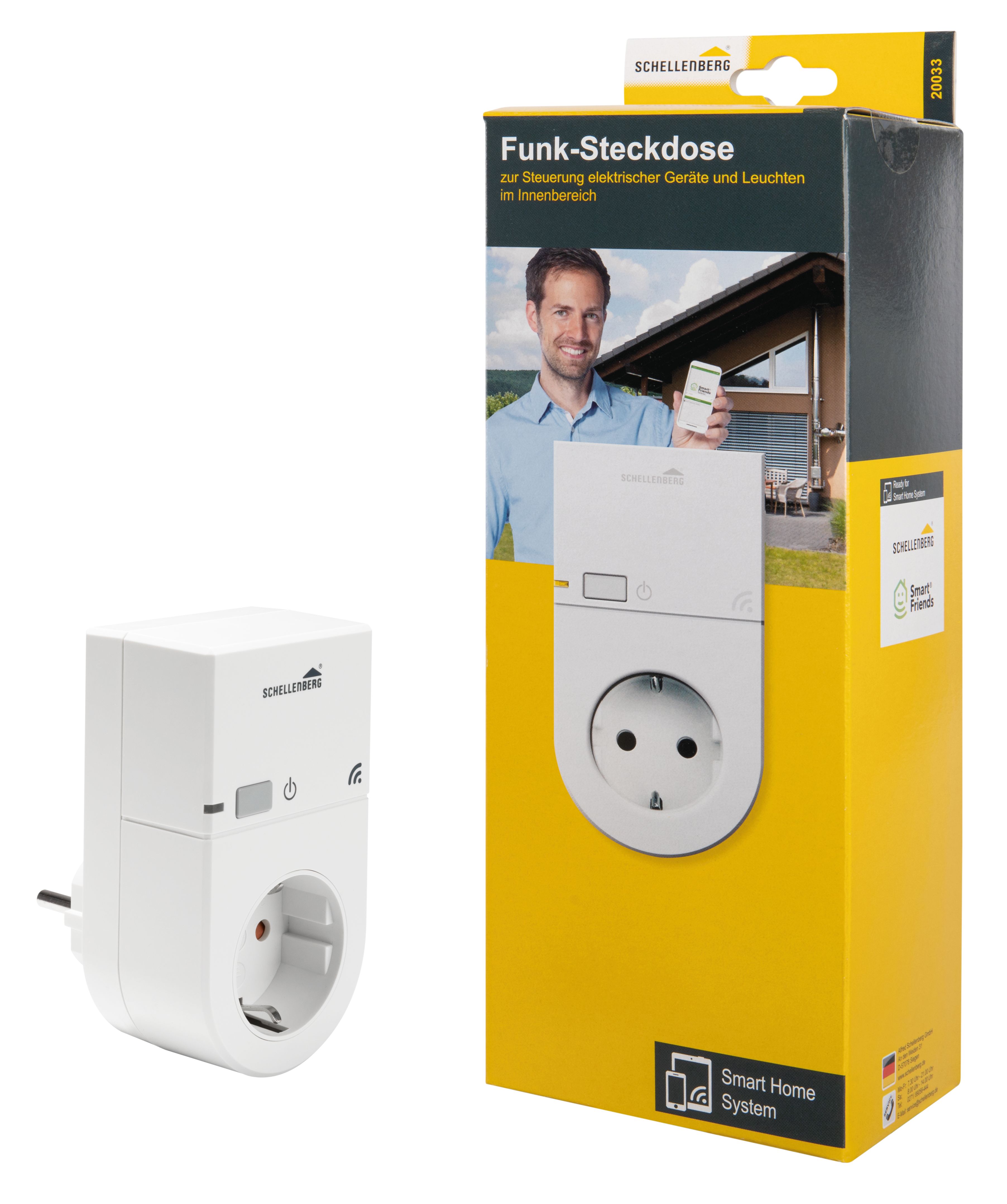Schellenberg Funksteckdose für innen