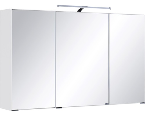 Held Furniture spiegelkast 100 x 20 x 66 cm wit 3-deurs 005