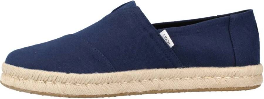 TOMS Instappers Heren Alp Rope 2.0 Maat: 45 Materiaal: Canvas Kleur: Blauw