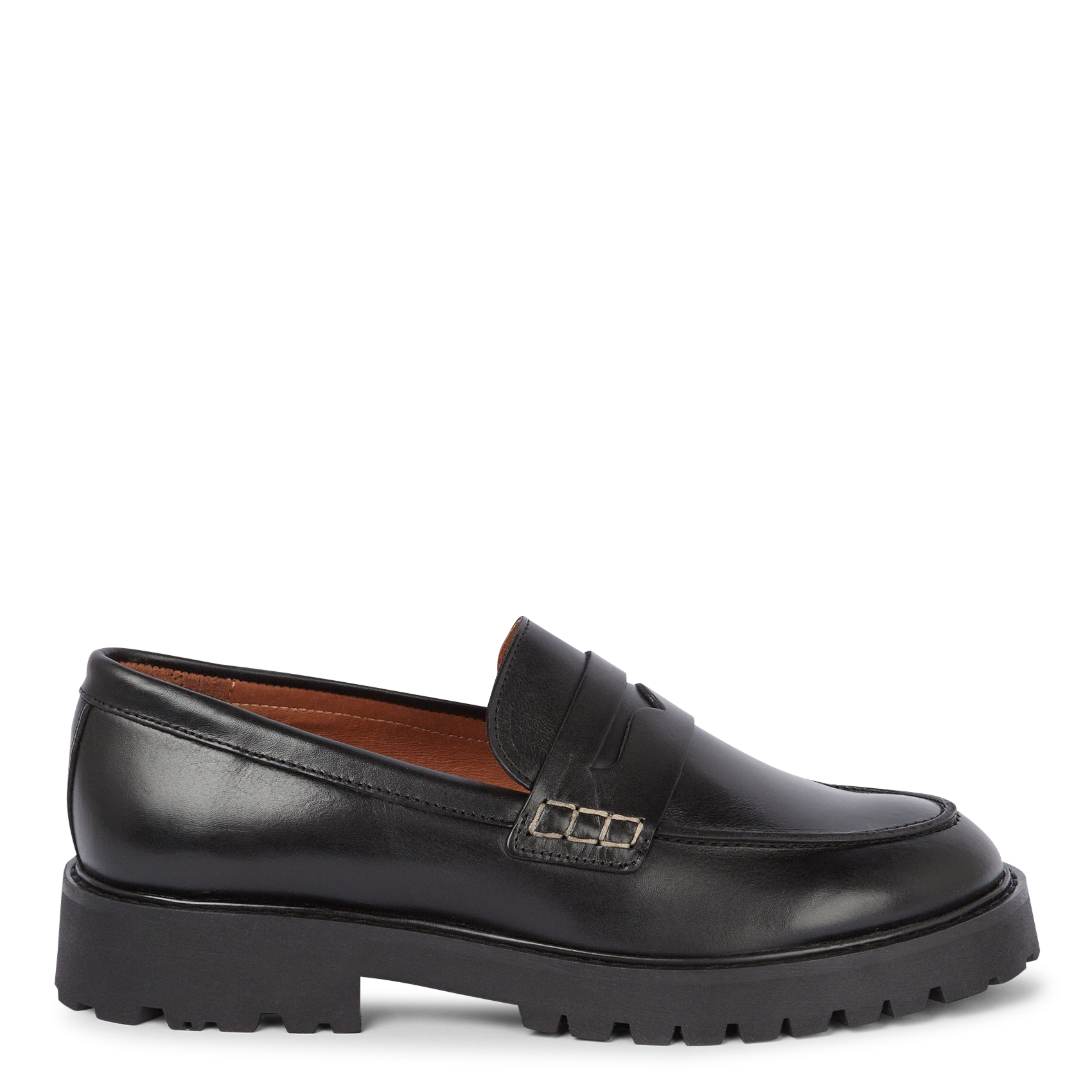 BARCELO - Mocassins en cuir | Noir