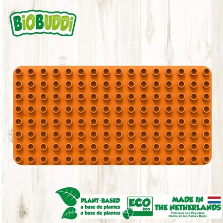 BiOBUDDi Grundplatte orange, ca. 25,5 x 13 x 0,5 cm