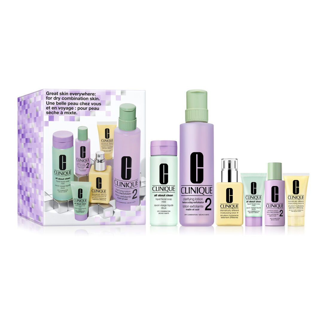 CLINIQUE TRATAMENTO Coffret 3 Passos para Pele Mista a Seca - 1un