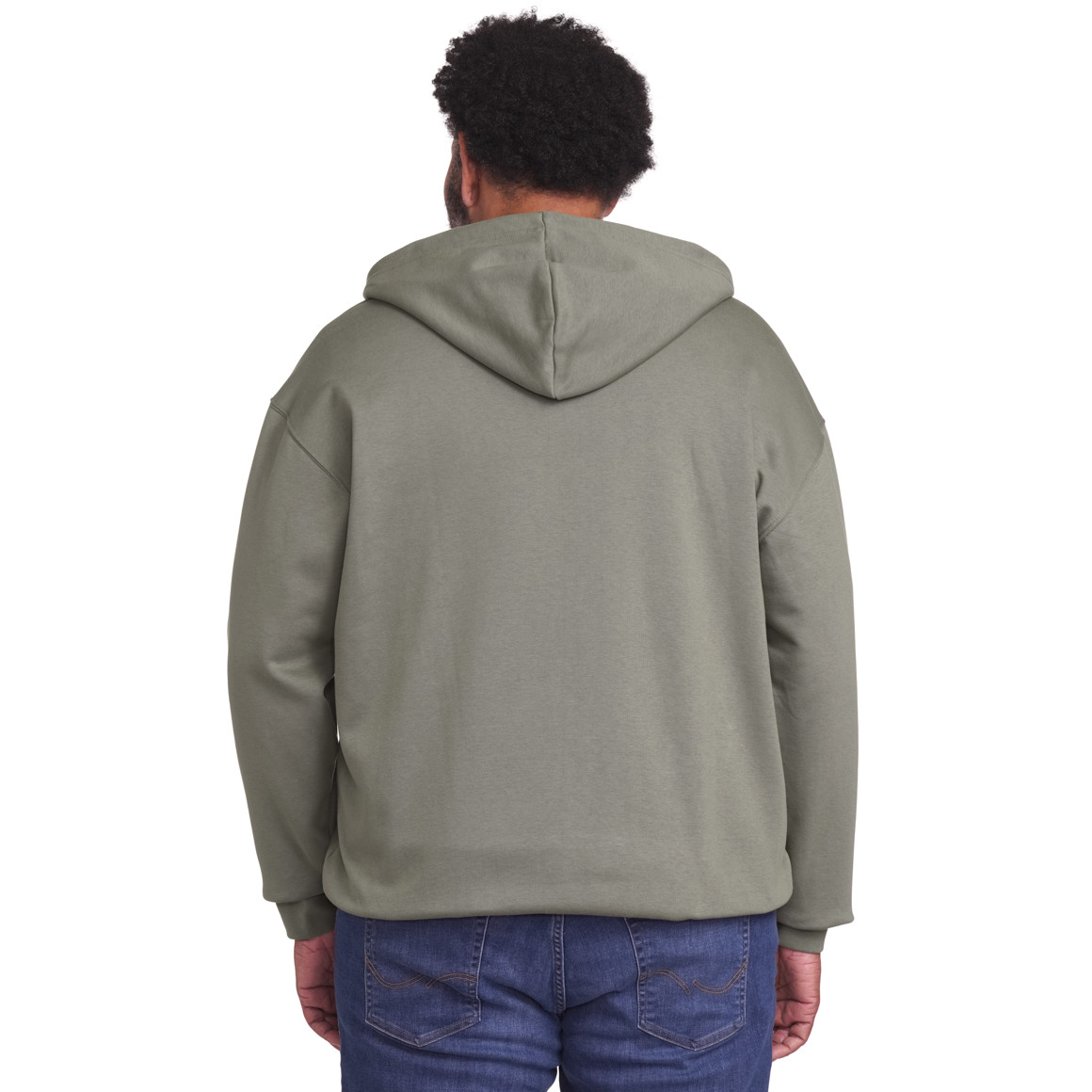 VanVaan Herren Sweatjacke in Unifarben oliv
