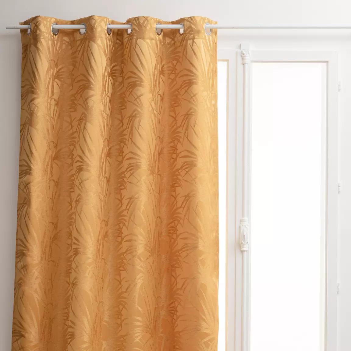 Rideau occultant (140 X 260 cm) Kai Jaune ocre