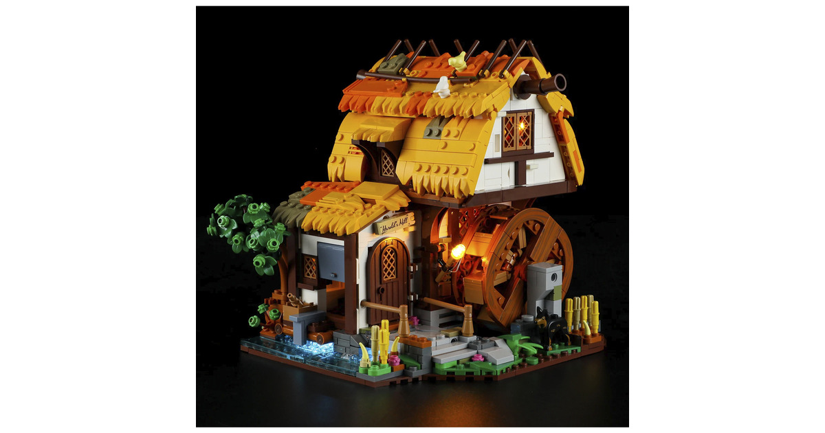 LumibricksMiddle Ages - Medieval Water Mill Constructiespeelgoed  (F9061)