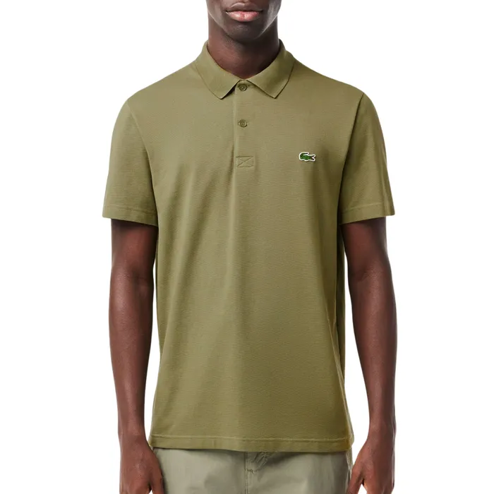 Lacoste Ribbed Collar Polo Heren