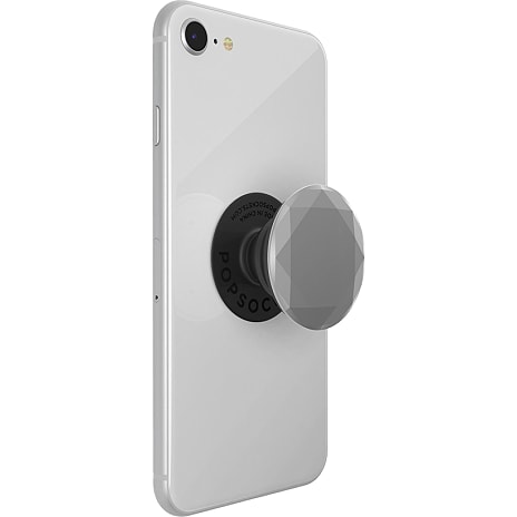 Smartphone PopSockets med standerfunktion - metal diamond silver