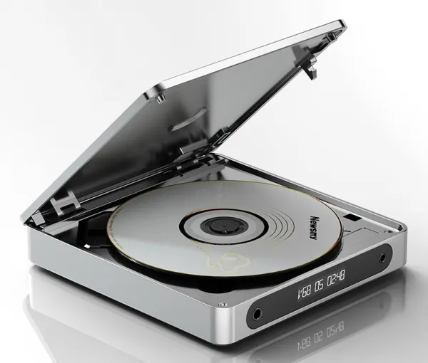 FiiO CD-afspiller FiiO DM13 BT - sølv - Bærbar CD-afspiller med Bluetooth