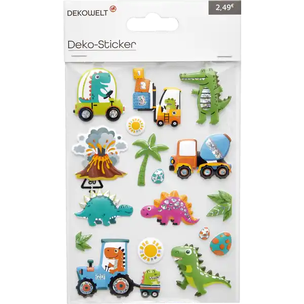 Sticker Dinos weich